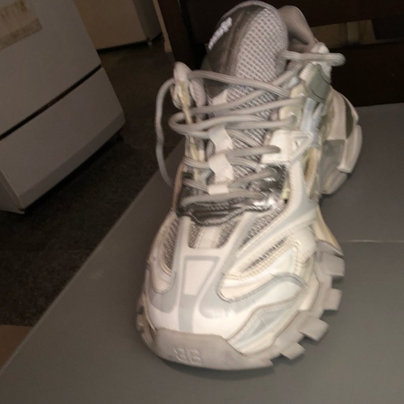 Balenciaga track 2 sneakers white & grey size 11 - Picture 7 of 11